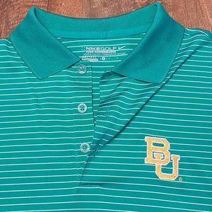 Nike Mens Small Dri-Fit Baylor polo